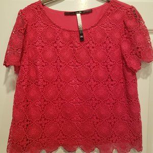 Kensie Lace Top